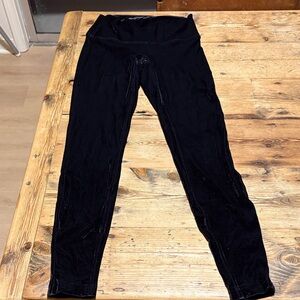 Lululemon Athletica Black Velvet Leggings